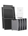 Trifase: vendita all'ingrosso Kit fotovoltaico trifase 31000W inverter 30kW Solis batteria al litio 21.48kWh Weco 5k3 XP