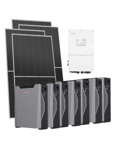 Trifase: vendita all'ingrosso Kit fotovoltaico trifase 52080W inverter 50kW Solis batteria al litio 37.59kWh Weco 5k3 XP