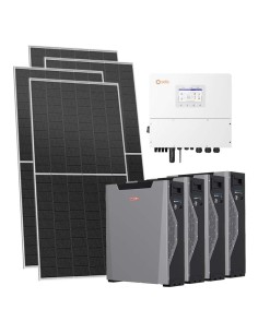 Trifase: vendita all'ingrosso Kit fotovoltaico trifase 16120W inverter 15kW Solis batteria al litio 21.48kWh Weco 5k3 XP