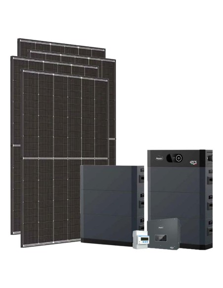Kit fotovoltaico trifase 20020W inverter 20kW Zucchetti batteria al litio 30.72kWh HV SMART 5K