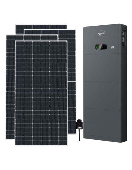 All-in-one three-phase 12870W photovoltaic kit 12kW inverter 30.72kWh storage Zucchetti