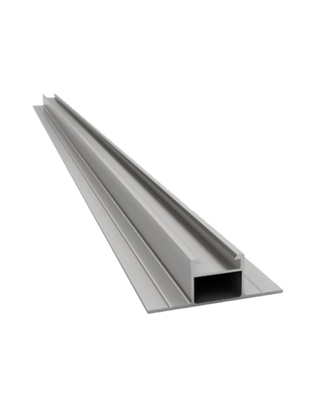 Profile in aluminum Contact flat slim 380mm fixing photovoltaic - PRT2264-38