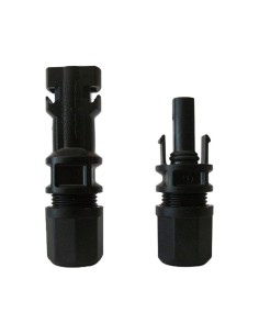 Pair of connectors for photovoltaic solar Panel multicontacts plug