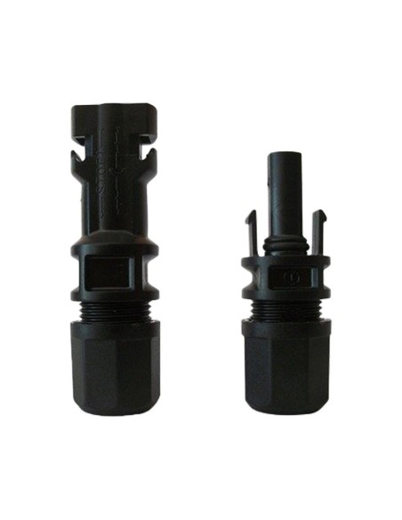 Pair of connectors for photovoltaic solar Panel multicontacts plug