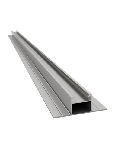 Profilo in alluminio Contact flat slim 2.60mt fissaggio fotovoltaico - PRT2264-260 | PuntoEnergia Italia