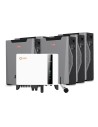 Sistema di accumulo trifase inverter 6kW Solis batteria al litio 26.85kWh Weco 5k3 XP