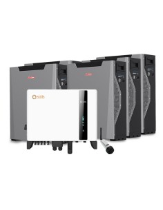Sistema di accumulo trifase inverter 8kW Solis batteria al litio 26.85kWh Weco 5k3 XP