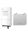 Single-phase storage system 8kW Solis inverter 10.24kWh Dyness DL5.0C lithium battery
