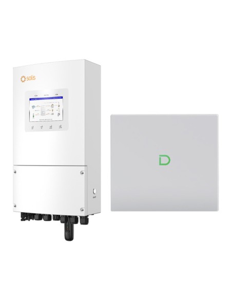 Single-phase storage system 8kW Solis inverter 10.24kWh Dyness Powerbox G2 lithium battery
