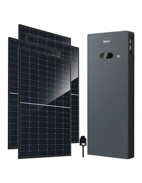 All-in-one three-phase 6440W photovoltaic kit 6kW inverter 5.12kWh storage Zucchetti
