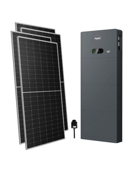 All-in-one three-phase 8330W photovoltaic kit 8kW inverter 5.12kWh storage Zucchetti