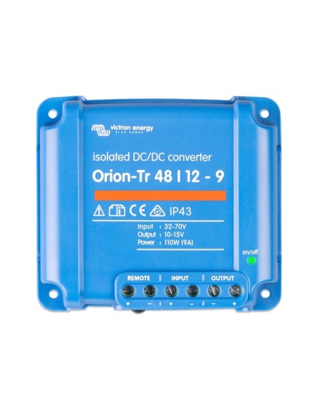 Convertitori CC-CC: vendita all'ingrosso Convertitore di tensione DC-DC Orion-Tr Isolato 48/12-9A Victron Energy - ORI481210110