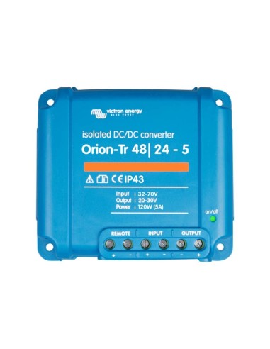 Convertitore di tensione DC-DC Orion-Tr Isolato 48/24-5A Victron Energy - ORI482410110 | PuntoEnergia Italia