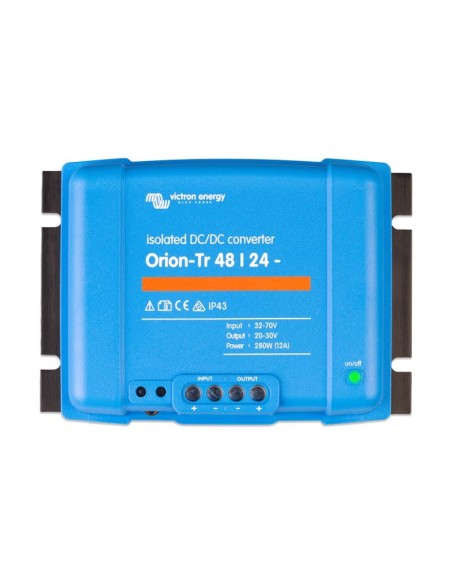 Convertitori CC-CC: vendita all'ingrosso Convertitore di tensione DC-DC Orion-Tr Isolato 48/24-16A Victron Energy - ORI482441110
