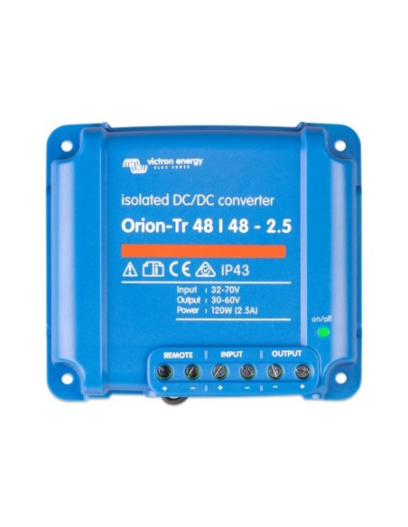 Convertitori CC-CC: vendita all'ingrosso Convertitore di tensione DC-DC Orion-Tr Isolato 48/48-2.5A Victron Energy - ORI48481...