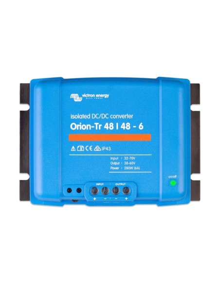Convertitori CC-CC: vendita all'ingrosso Convertitore di tensione DC-DC Orion-Tr Isolato 48/48-6A Victron Energy - ORI484828110