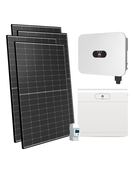 Single-phase photovoltaic kit 7200W 6kW LB0 inverter Huawei 7kWh LUNA2000 storage
