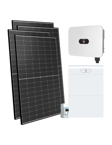 Single-phase photovoltaic kit 7200W 6kW LB0 inverter Huawei 14kWh LUNA2000 storage