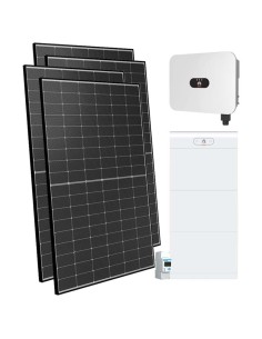 Monofase: vendita all'ingrosso Kit fotovoltaico monofase 7200W inverter 6kW LB0 Huawei accumulo 21kWh LUNA2000