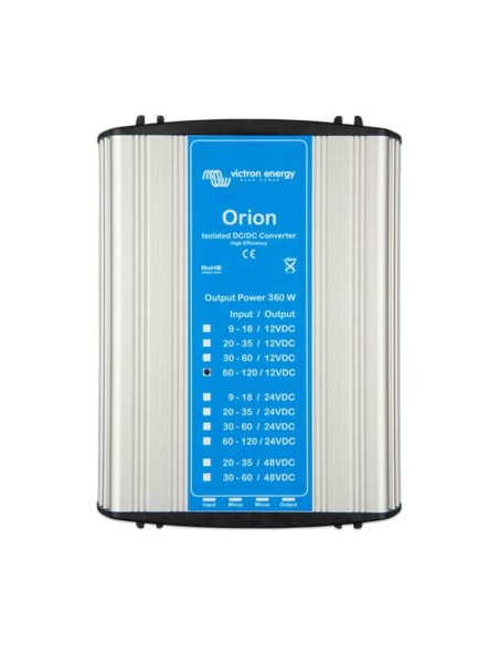Convertitori CC-CC: vendita all'ingrosso Convertitore di tensione DC-DC Orion Isolato 360W 110/24-15A Victron Energy - ORI110...