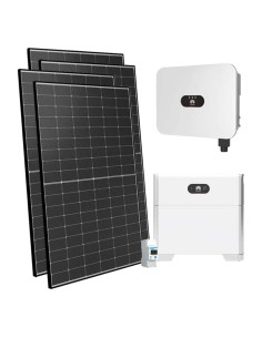 Monofase: vendita all'ingrosso Kit fotovoltaico monofase 7200W inverter 6kW LB0 Huawei accumulo 5kWh LUNA2000