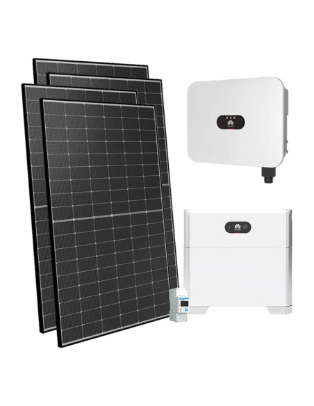 Single-phase photovoltaic kit 7200W 6kW LB0 inverter Huawei 5kWh LUNA2000 storage