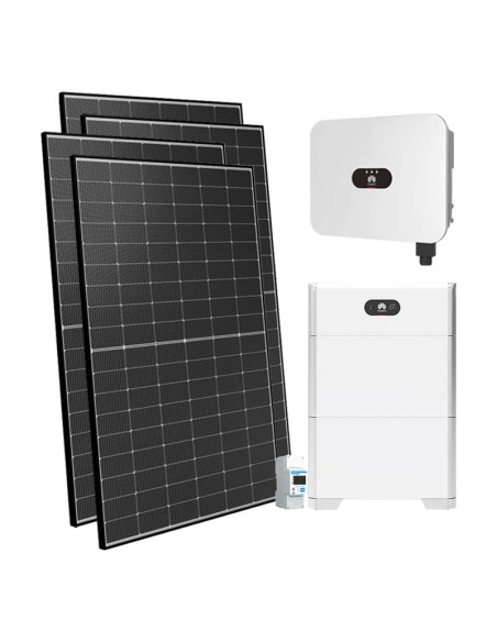 Single-phase photovoltaic kit 7200W 6kW LB0 inverter Huawei 10kWh LUNA2000 storage