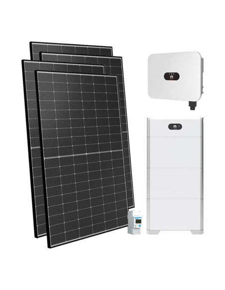 Single-phase photovoltaic kit 7200W 6kW LB0 inverter Huawei 15kWh LUNA2000 storage