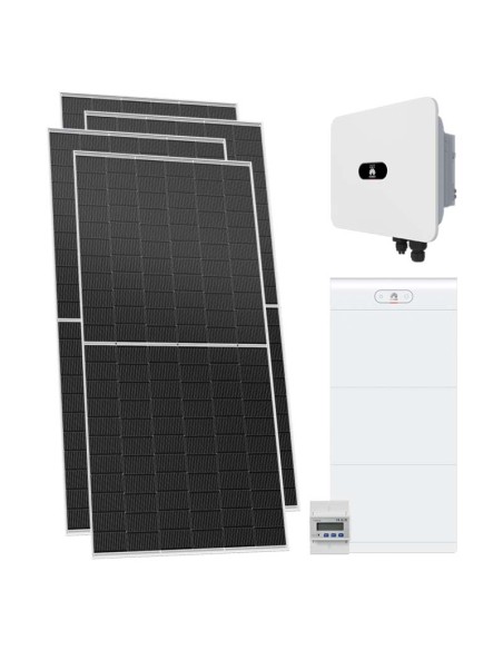 Trifase: vendita all'ingrosso Kit fotovoltaico trifase 12400W inverter 12kW MB0 accumulo 20.7kWh LUNA2000 BMS Huawei