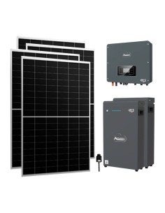 Monofase: vendita all'ingrosso Kit fotovoltaico monofase 3720W inverter 3.6kW accumulo 10.2kWh LV ZSX5000 S Zucchetti