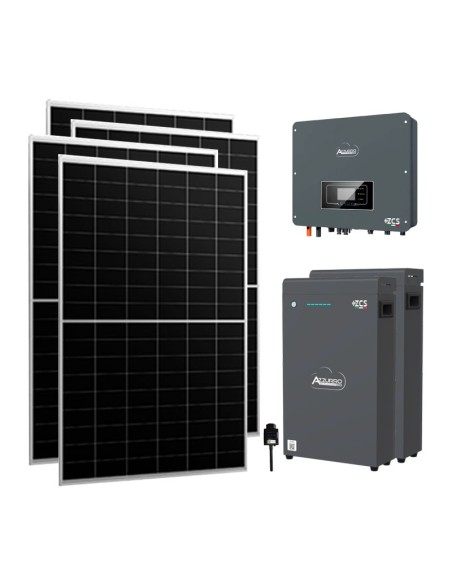 Single-phase photovoltaic kit 5580W 5kW inverter 10.2kWh storage LV ZSX5000 S Zucchetti