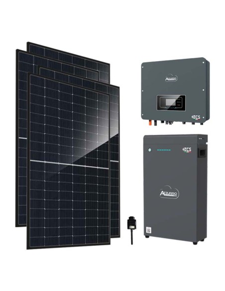 Single-phase photovoltaic kit 3220W 3kW inverter 5.1kWh storage LV ZSX5000 S Zucchetti