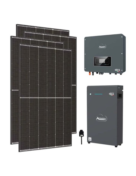 Single-phase photovoltaic kit 3535W 3.6kW inverter 5.1kWh storage LV ZSX5000 S Zucchetti