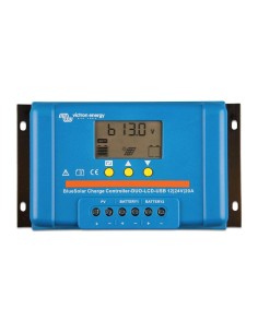 BlueSolar DUO PWM Charge Controller 20A 12/24V LCD Display and USB Victron Energy - SCC010020060