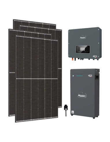 Monofase: vendita all'ingrosso Kit fotovoltaico monofase 4040W inverter 4kW accumulo 5.1kWh LV ZSX5000 S Zucchetti