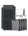 Three-phase photovoltaic kit 9360W 8kW inverter 21.48kWh Weco 5k3 XP lithium battery Solis