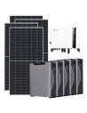 Three-phase photovoltaic kit 10530W 10kW inverter 26.85kWh Weco 5k3 XP lithium battery Solis