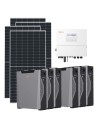 Three-phase photovoltaic kit 12870W 12kW inverter 32.22kWh Weco 5k3 XP lithium battery Solis