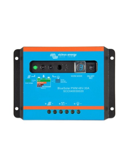 Victron Energy: vendita all'ingrosso Regolatore di Carica PWM BlueSolar Light 30A 48V Automatico Victron Energy - SCC040030020