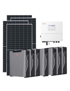 Three-phase photovoltaic kit 21060W 20kW inverter 37.59kWh Weco 5k3 XP lithium battery Solis
