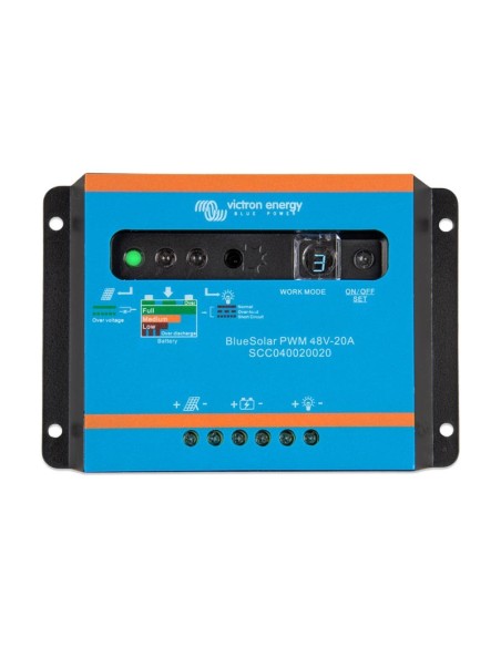 Victron Energy: vendita all'ingrosso Regolatore di Carica PWM BlueSolar Light 20A 48V Automatico Victron Energy - SCC040020020