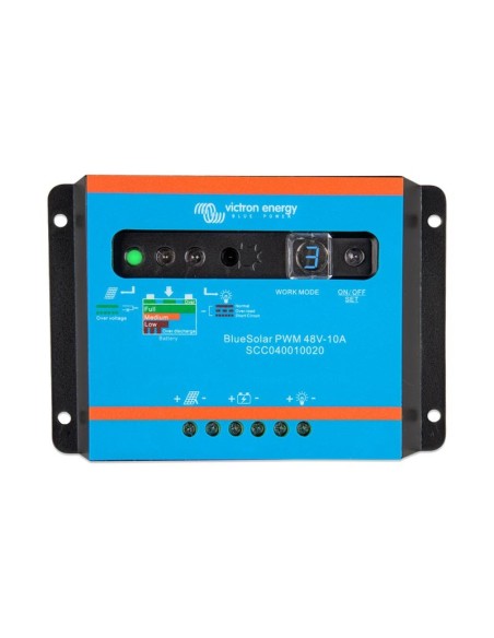 Victron Energy: vendita all'ingrosso Regolatore di Carica PWM BlueSolar Light 10A 48V Automatico Victron Energy - SCC040010020