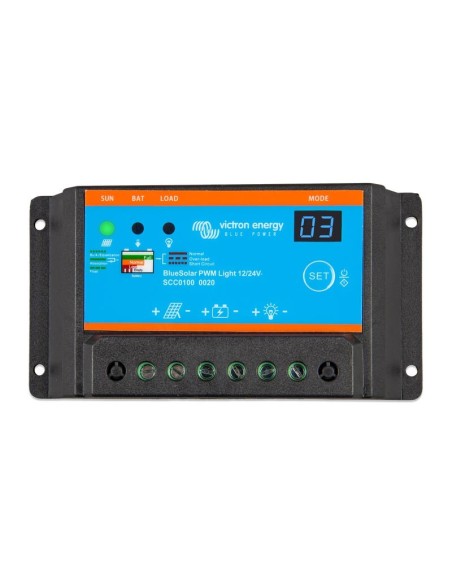 Victron Energy: vendita all'ingrosso Regolatore di Carica PWM BlueSolar Light 30A 12/24V Automatico Victron Energy - SCC01003...