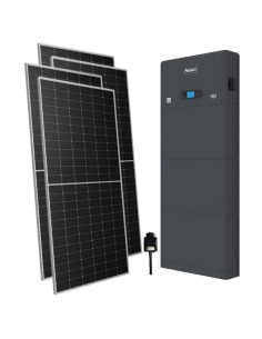 Single-phase photovoltaic kit 7140W 6kW All in one inverter 15.36kWh lithium battery Zucchetti HV ZBT 5K