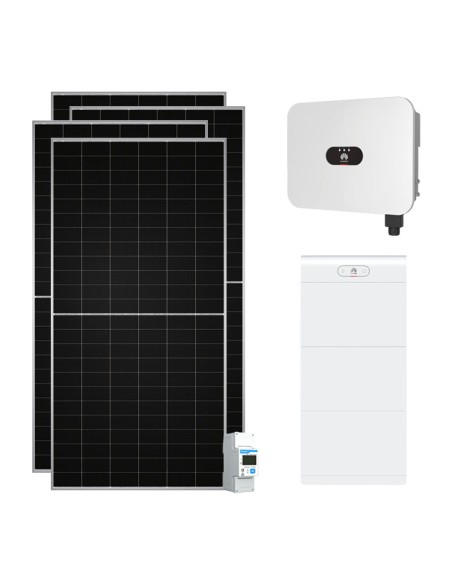Monofase: vendita all'ingrosso Kit fotovoltaico monofase 7080W inverter 6kW accumulo 21kWh LUNA2000 Huawei