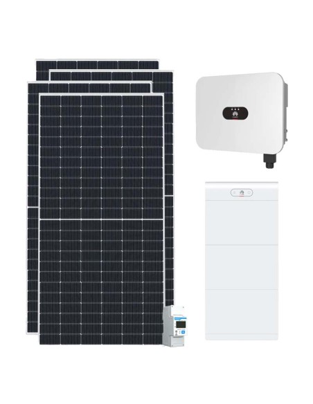 Single-phase photovoltaic kit 5265W 4.6kW inverter 21kWh LUNA2000 storage Huawei