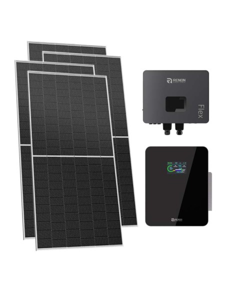 Single-phase photovoltaic kit 6200W 6kW IFL06 Renon Power inverter Xcellent 5.12kWh lithium battery