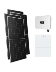 Single-phase photovoltaic kit 4760W 4kW LB0 inverter Huawei 14kWh LUNA2000 lithium battery