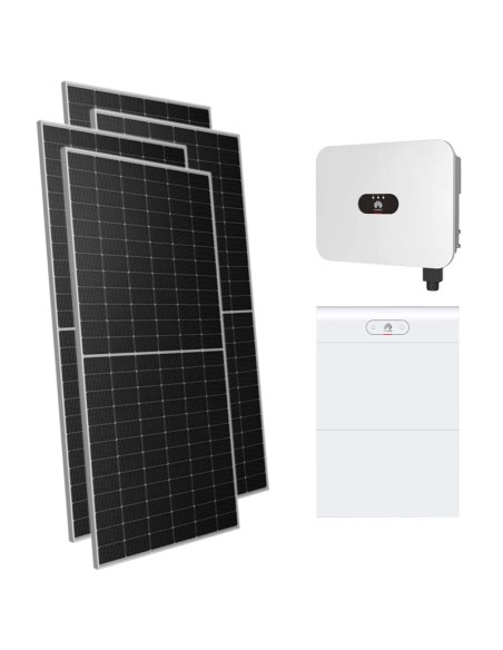 Monofase: vendita all'ingrosso Kit fotovoltaico monofase 5950W inverter 5kW LB0 Huawei batteria al litio 14kWh LUNA2000