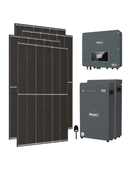 Single-phase photovoltaic kit 5100W 5kW inverter 10.2kWh storage LV ZSX5000 S Zucchetti